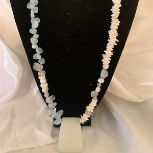 Aquamarine necklace